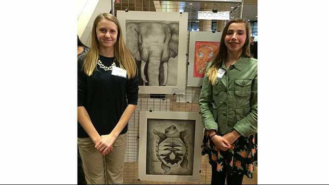 DMS-Capital-Art-Exhibit-2015-Raegan-and-Sophie